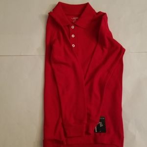 French Toast Boys Red Uniform Shirt   Size 10.